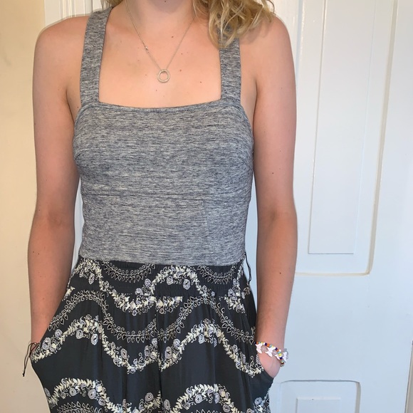Anthropologie Maple Lane Belted Culotte Jumpsuit - Picture 15 of 16